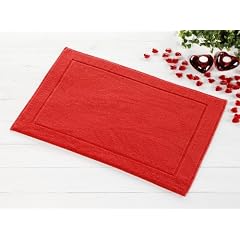 ReineBaumwolle.de 60047 Badematte 60x90 cm, 900g/m�, Rot