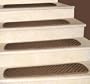 12 Attachable Carpet Stair Treads - Pecan Brown - 8 In. X 23.5 In. - Several Other Sizes to Choose From