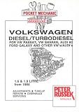 Audi and VW 1.6 and 1.9 Litre Diesel, Turbodiesel and TDI Engines: For VW Passat, Sharan, Audi 80, Other VW/Audis, Seat Toledo, Ford Galaxy (Engine Manual)