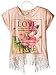 Beautees Girls' Big S/s Top Scrn-W/Love