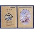 Grandson Baptism Plaque with Guardian Angel, in English or Spanish, 5" x 7"