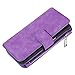 Galaxy Note 5 Case, Note 5 Case iNNEXT Note 5 Wallet Case Premium PU Leather Folio Book Style Multiple Card Slots Cash Pocket with Magnetic Closure Case Cover for Samsung Galaxy Note 5 (Purple)