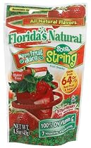 Florida's Natural Sour String Zipper Pouch, Strawberry, 1.5-Ounce Bags (Pack of 24)