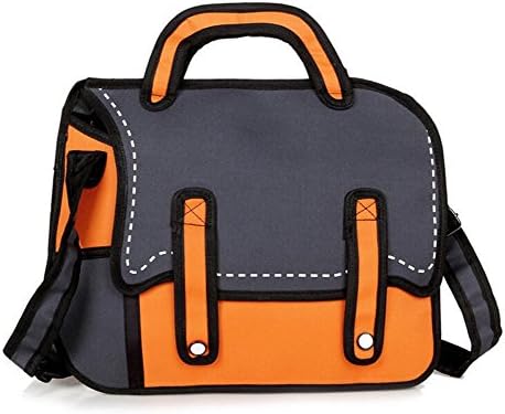 Oime 4 Colors 3D Jump Style 2D Drawing From Cartoon Paper School Bag