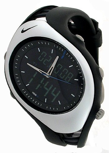 Nike Triax Swift ADX Watch - Black/Silver/Obsidian - WC0035-007
