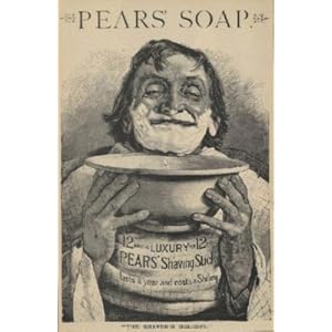 S1969 SMALL PEARS SOAP VINTAGE STYLE METAL ADVERTISING WALL SIGN RETRO ART