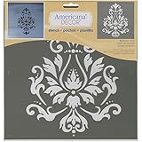 Deco Art Americana Decor Stencil, Brocade Motif