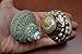 2 Pcs Sarmaticus and Green Petholatus Shell Hermit Crab 2 1/2