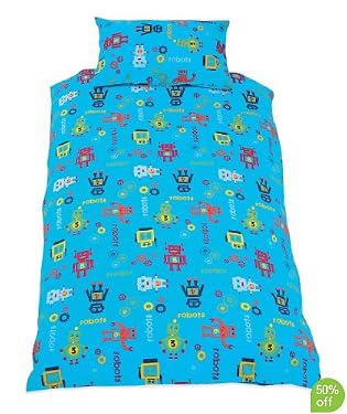 robots duvet cover set