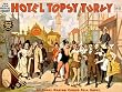 Circus Poster Hotel Topsy Turvy Photograph - Beautiful 16x20-inch Photographic Print from the Library of Congress Collection