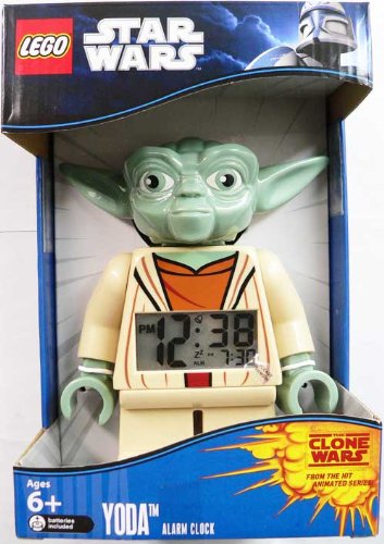 LEGO Unisex Star Wars Yoda Mini-Figure Alarm Clock