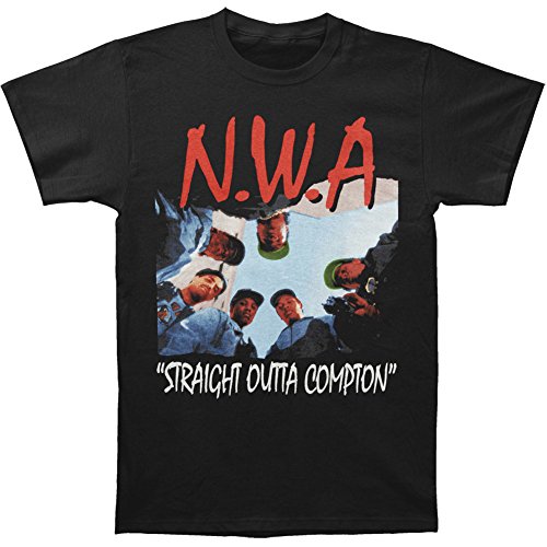 N.W.A. Men's Straight Outta Compton T-shirt XX-Large Black