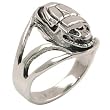 Egyptian Scarab - Sterling Silver Ring