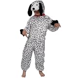 Childrens Fancy Dress Up Halloween Costume Dalmatian M