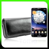 tomaxx Samsung Galaxy S3 i9300, Samsung Galaxy S3 LTE (I9305) ECHT Leder Horizontal Quer Tasche Echtleder Ladertasche mit Clip und Sicherheitsschlaufe in der Farbe Schwarz Schutzh�llevon "tomaxx"