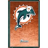 Miami Dolphins Wall Poster Poster Print, 22x34 Poster Print, 22x34 Sports Poster Print, 22x34