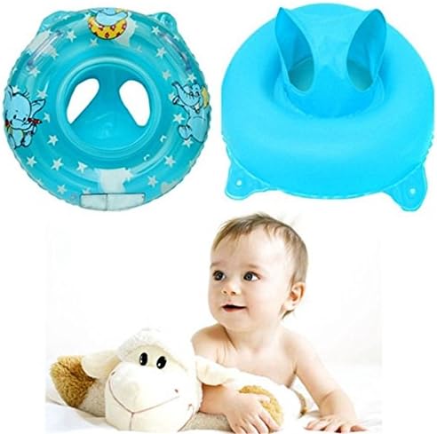 Pvc Soft Environmental Health Inflatable Baby Child Swimming Seat Double Handle Thicken Float Ring