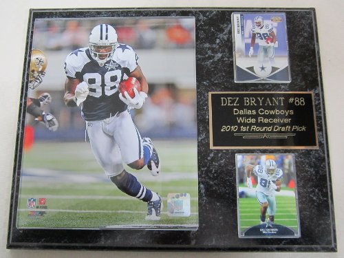 Dallas Cowboys Dez Bryant 2 Card Collector Plaque