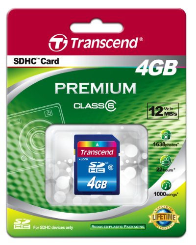 Cover image : Transcend SDHCカード Class6 4GB TS4GSDHC6
