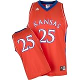 adidas Kansas Jayhawks Dark Red Replica Basketball Jersey