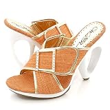 Wild Rose Vixen11 Heels Orange 8.5 Orange