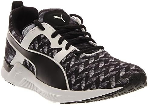 PUMA Women's Pulse XT Clash Training Shoe, Black/White, 7.5 B US