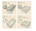 YIMAN™ Collapsible Storage Boxes Organizer Drawer Divider 4 Set, for Bra Underwear Socks Color: Beige