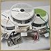 Weststone - 3pcs x 65ft (20m) Plastic Flat Twist Tie Spool with Cutter (Clear)