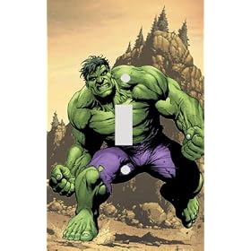 The Incredible Hulk Decorative Switchplate Cover