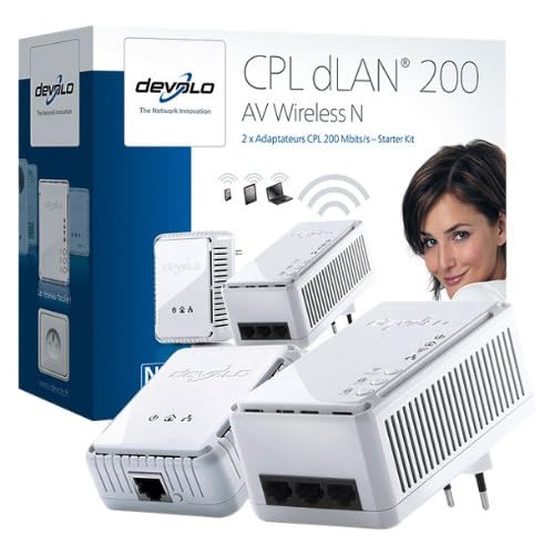 Adaptateur CPL DEVOLODLAN200 WIRELESSNDEV1411BLANC