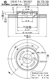 Brembo BDR25517  Volvo Brake Rotor