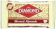 Diamond Almonds, Slivered, 6-Ounce Bags (Pack of 6)