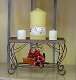 Decorative Rustic Shabby Chic Metal Tray with Stand