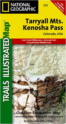 Trails Illustrated Colorado Series Tarryall Mountains / Kenosha Pass Trail Map