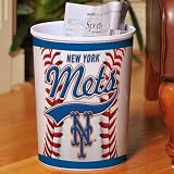 MLB New York Mets Plastic Baseball Wastebasket