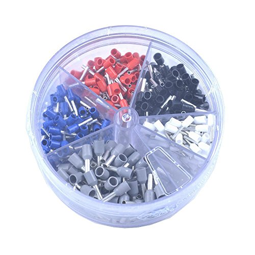 Iwiss wire ferrule assortment pack 22,20,18,16 and 14 a…