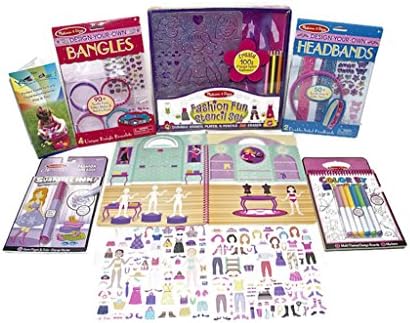 Melissa &amp; Doug Water Wow Fashion theme Activity &amp; Craft Gift Travel Learning Toy Bundle Ages 5+