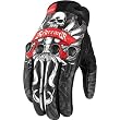 Icon Sub Redeemer Men's Textile Sports Bike Racing Motorcycle Gloves - Black