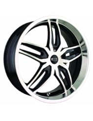 18x7.5 DIP Bionic (D63) (Black w/ Machined Face & Lip) Wheels/Rims 5x112/122 (D63-8709B)