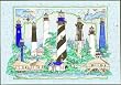 Florida Lighthouse Collage Jigsaw Puzzle 550pc
