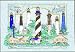 Florida Lighthouse Collage Jigsaw Puzzle 550pc