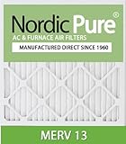 IMAGE OF Nordic Pure 20x20x2M13-3 MERV 13 Pleated Air Condition Furnace Filter, Box of 3