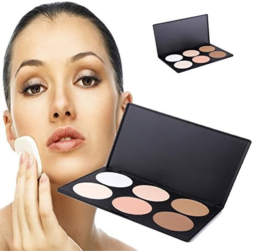 6 Color Contour Face Powder Makeup Blush Blusher Palette Grooming Powdery Cake Thin Face Foundation Makeup Palette