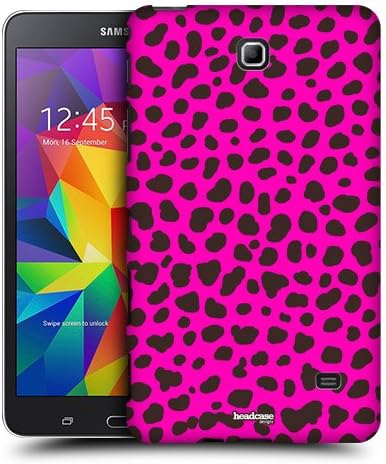 Head Case Designs Pink Cheetah Mad Prints Protective Snap-on Hard Back Case Cover for Samsung Galaxy Tab 4 7.0 T230 T231 T235