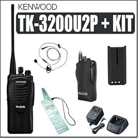 Click here to buy Kenwood TK-3200U2P Protalk Two-Way Business Radio + Accessory Kit by Kenwood.