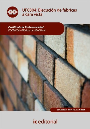 Ejecución de fábricas a cara vista.  EOCB0108 (Spanish Edition)