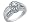 Antique Style 1 Carat Diamond Ring in 14K White Gold (Ceritfied), Size 5.5