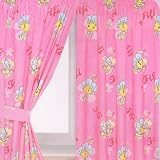 Fifi And The Flowertots Petal Design Curtains Pair 66 x 54 OFFICIAL