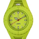 ToyWatch Jelly Looped Watch JL05LI Unisex Lime Green Silicone Time Only Interchangeable Strap Steel Clasp J-Looped Logo