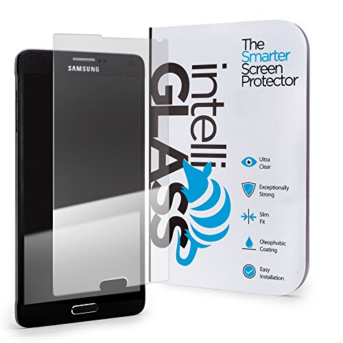 Note 5 intelliGLASS HD - The Smarter Samsung Glass Screen Protector by intelliARMOR To Guard Against Scratches and Drops. HD Clear With Max Touchscreen Accuracy.